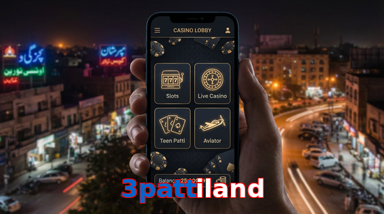 Main screen of 3Pattiland app page for PK players
